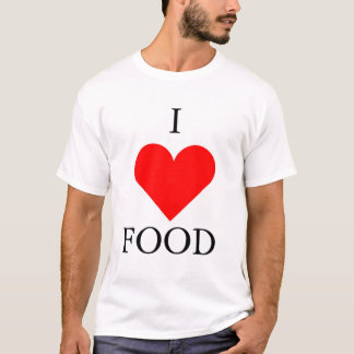 T-shirt J'aime la nourriture