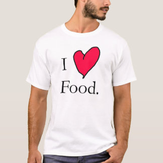 T-shirt J'aime la nourriture