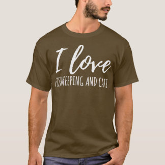 T-shirt J'Aime La Pêche Et Les Chats