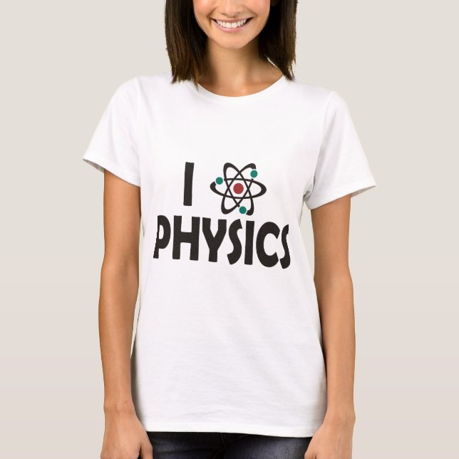 T-shirt J'aime la physique (Devant)