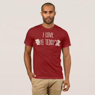 T-shirt J'aime la pièce en t