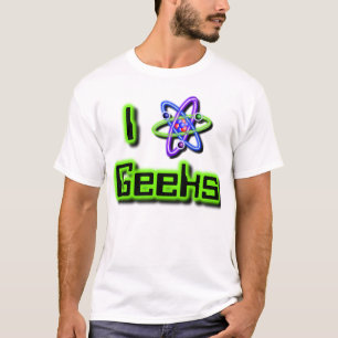 T-shirt J'aime la pièce en t de geeks