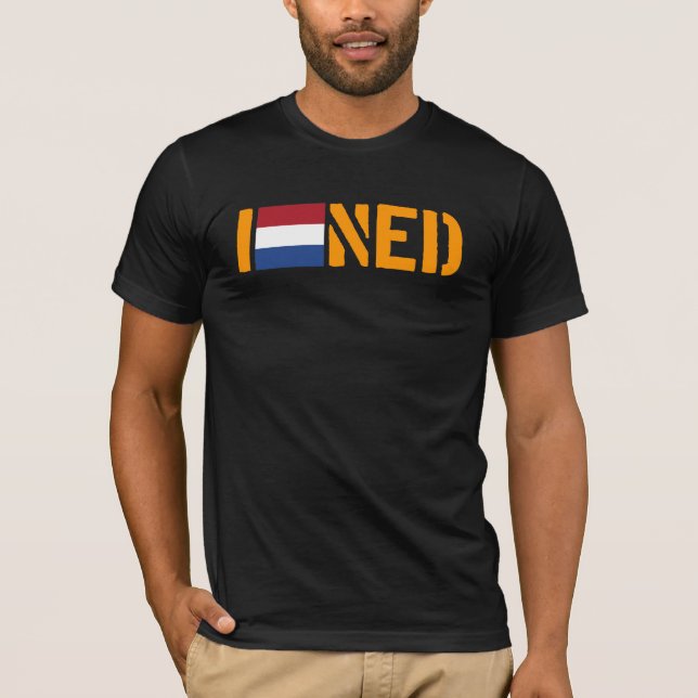 T-shirt J'aime la pièce en t de NEDERLANDS (Devant)