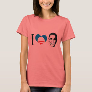 T-shirt J'aime la plaine bleue d'Obama