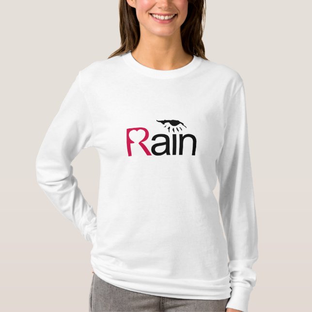 T-shirt J'aime la pluie (Devant)