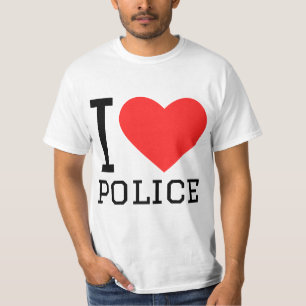 T-shirt j'aime la police