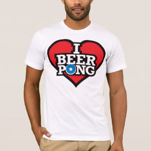 T-shirt J'aime la puanteur de bière - rouge