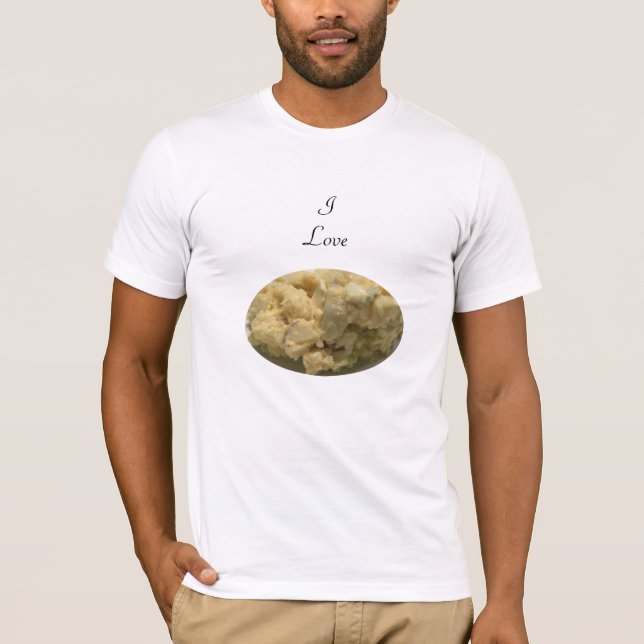 T-shirt J'aime la salade de pomme de terre (Devant)