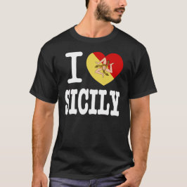 T-shirt J'aime la Sicile