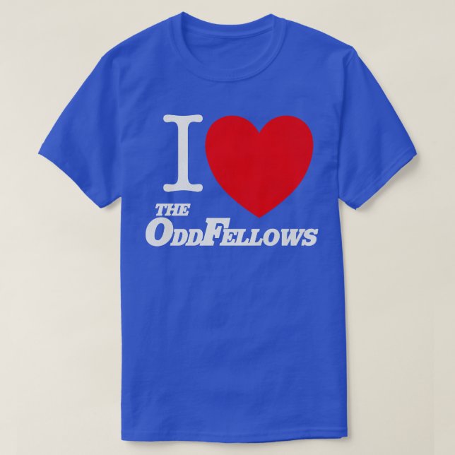 T-shirt J'Aime La Société Secrète Oddfellows (Design devant)