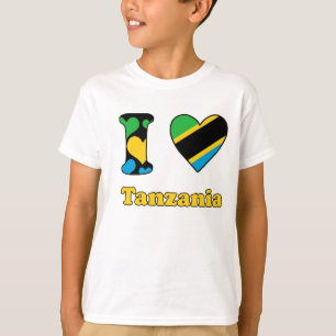 T-shirt J'aime la Tanzanie