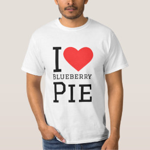 T-shirt J'aime la tarte aux bleuets