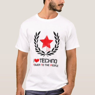 T-shirt J'aime la techno