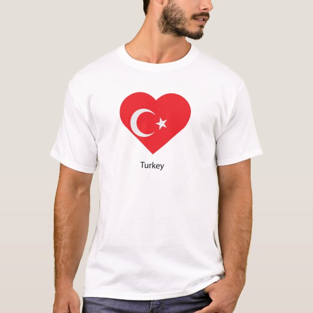 T-shirt J'aime la Turquie (Devant)