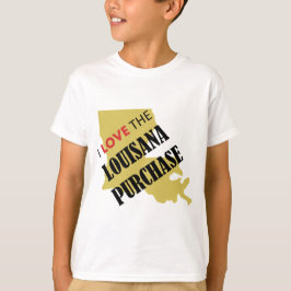T-shirt J'aime l'achat de la Louisiane