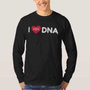 T-shirt J'aime l'ADN Science Physicien Physique