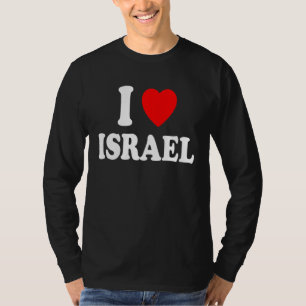 T-shirt J'Aime L'Amour Israël Voyage Tourisme Maison Natio