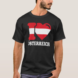 T-shirt J'aime l'Autriche Patrie Drapeau autrichien  5