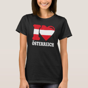 T-shirt J'aime l'Autriche Patrie Drapeau autrichien  5