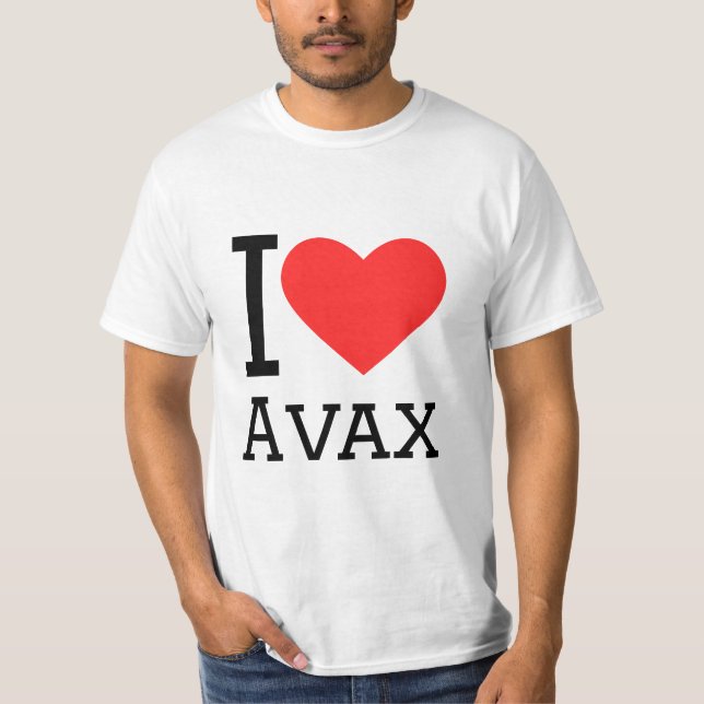 T-shirt J'aime l'avax (Devant)