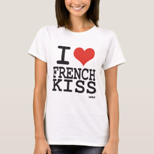 T-shirt J'aime le baiser de Français