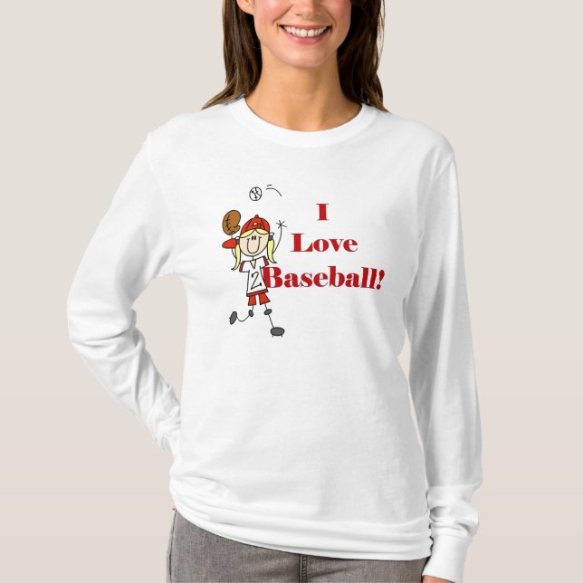 T-shirt J'aime le base-ball (Devant)