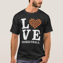 J'aime le basket-ball - Cœur par ballons