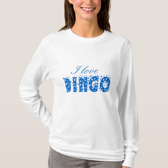 T-shirt J'aime le bingo-test (Devant)