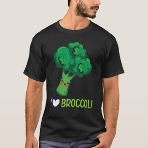 T-shirt J'aime le Brocoli Végétalien Végétalien Sain Végét