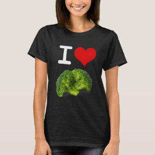 T-shirt J'aime le brocoli végétarien végane protéine légum