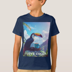 T-SHIRT J'AIME LE CACAO - TOUCAN