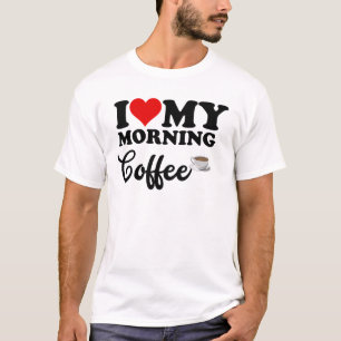 T-shirt J'Aime Le Café Du Matin