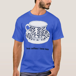 T-shirt J'aime le café J'aime le thé 1