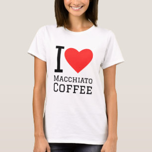 T-shirt J'aime le café macchiato