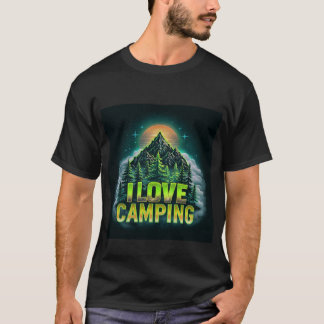 T-shirt J'aime le Camping – Tee-shirt Extérieur po