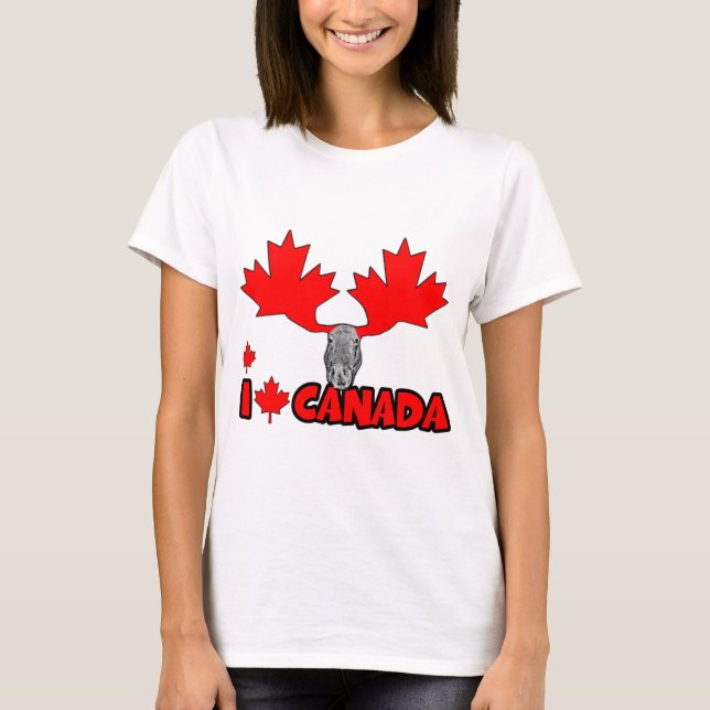 T-shirt J'aime le Canada (Devant)
