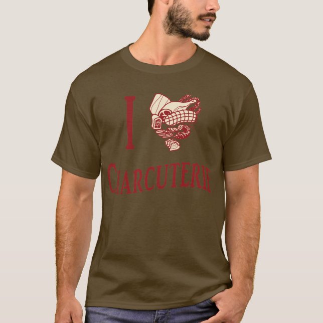 T-shirt J'aime le Charcuterie (Devant)