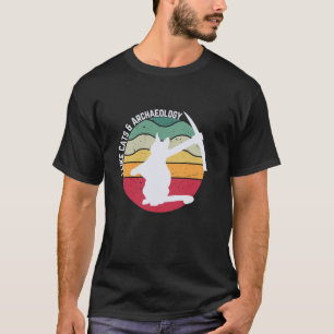 T-shirt J'aime le chat et l'archéologie - Chat - Drôle d'a