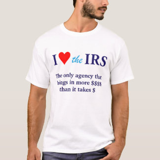 T-shirt J'aime le cœur de l'IRS