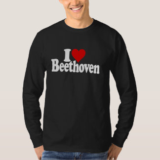 T-SHIRT J'AIME LE COEUR LUDWIG VAN BEETHOVEN