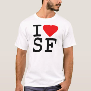 T-shirt J'aime le coeur San Francisco