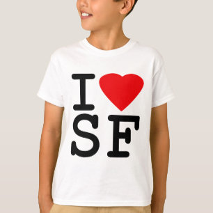 T-shirt J'aime le coeur San Francisco