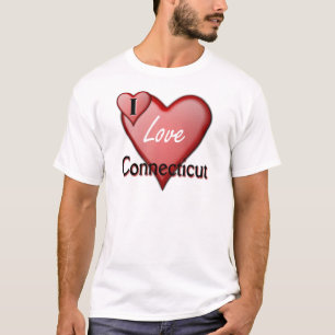 T-shirt J'aime le Connecticut