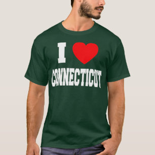 T-shirt J'aime le Connecticut