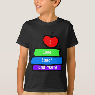 T-shirt J'aime le déjeuner et les maths