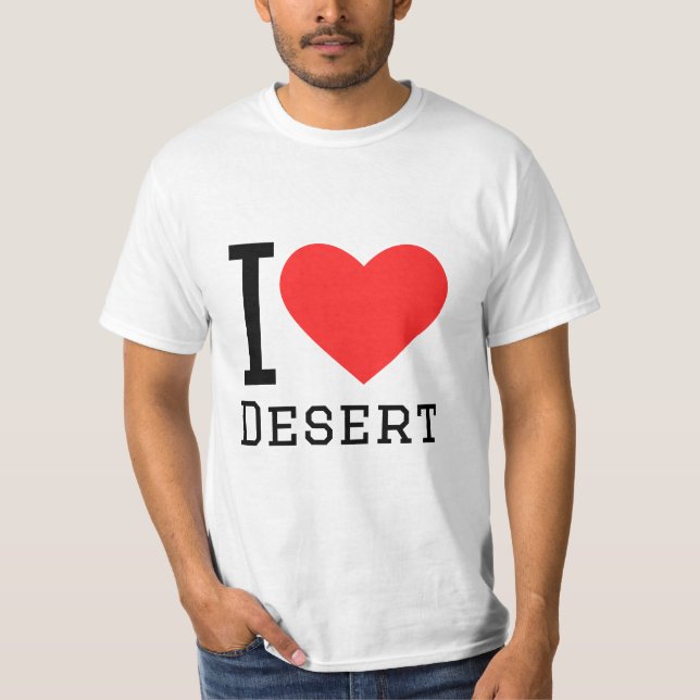 T-shirt J'aime le désert (Devant)