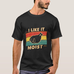 T-shirt J'Aime Le Dîner De La Turquie Humide Humour Cooki