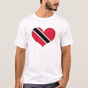 T-shirt J'aime le drapeau de Trinité-et-Tobago