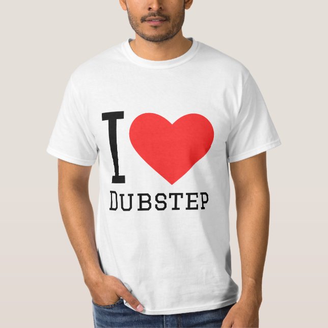 T-shirt J'aime le dubstep (Devant)