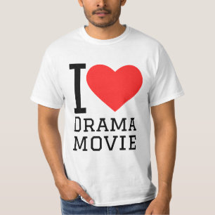 T-shirt J'aime le film dramatique